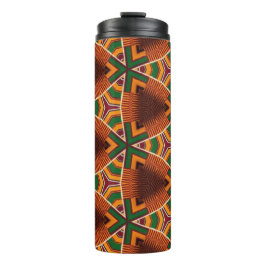 Kente Geometrics Kwanza Afrocentric Thermosbecher