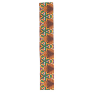 Kente Geometrics Kwanzaa Afrocentric Großer Tischläufer