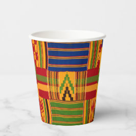 Kente Print Paper Cups Pappbecher