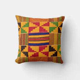 Kente Print Throw Kissen