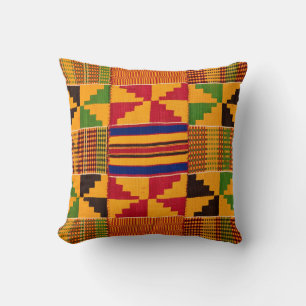 Kente Print Throw Kissen