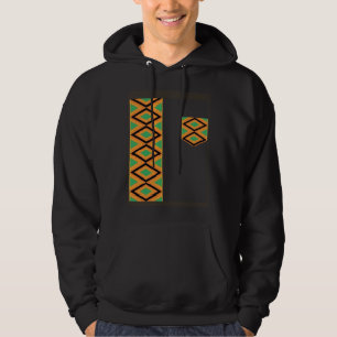 Kente-Stoffsash und -tasche ethnischer Stolz Kente Hoodie