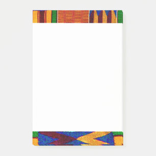 Kente Tuch Post-it Klebezettel