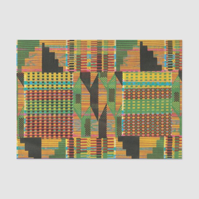 Kente Tuch Tissue Paper Seidenpapier (Vorderseite)