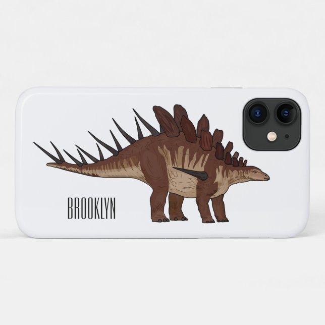 Kentrosaurus-Cartoon Case-Mate iPhone Hülle (Rückseite (Horizontal))