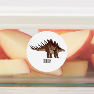 Kentrosaurus-Cartoon Etiketten