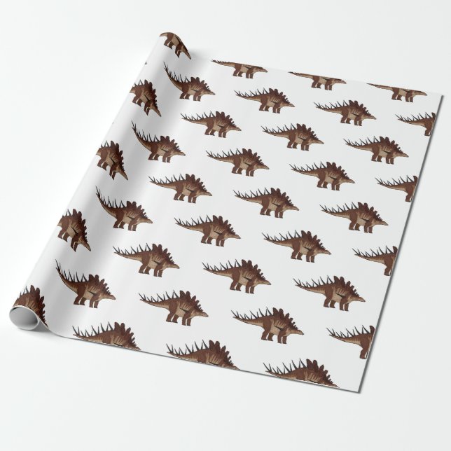 Kentrosaurus-Cartoon Geschenkpapier (Ungerollt)