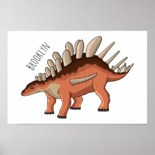 Kentrosaurus-Cartoon Poster