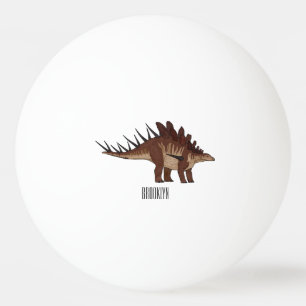 Kentrosaurus-Cartoon Tischtennisball