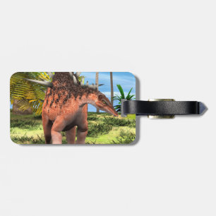 Kentrosaurus Dinosaur Dschungel Prähistorische Kun Gepäckanhänger