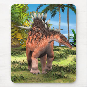 Kentrosaurus Dinosaur Dschungel Prähistorische Kun Mousepad