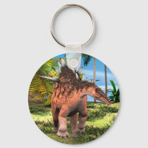 Kentrosaurus Dinosaur Dschungel Prähistorische Kun Schlüsselanhänger