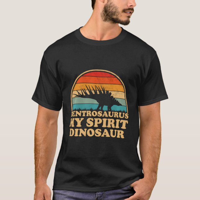 Kentrosaurus - Mein Geist Dinosaurier Dino Liebhab T-Shirt (Vorderseite)
