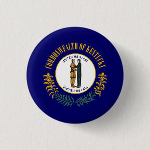 Kentucksche Flagge, Flagge von Kentucky Button