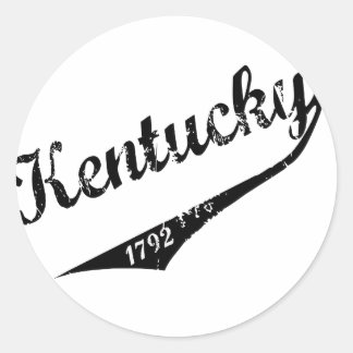 Kentucky 1792 runder aufkleber