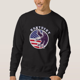 Kentucky American Patriot Veteran Eagle Pride Stat Sweatshirt