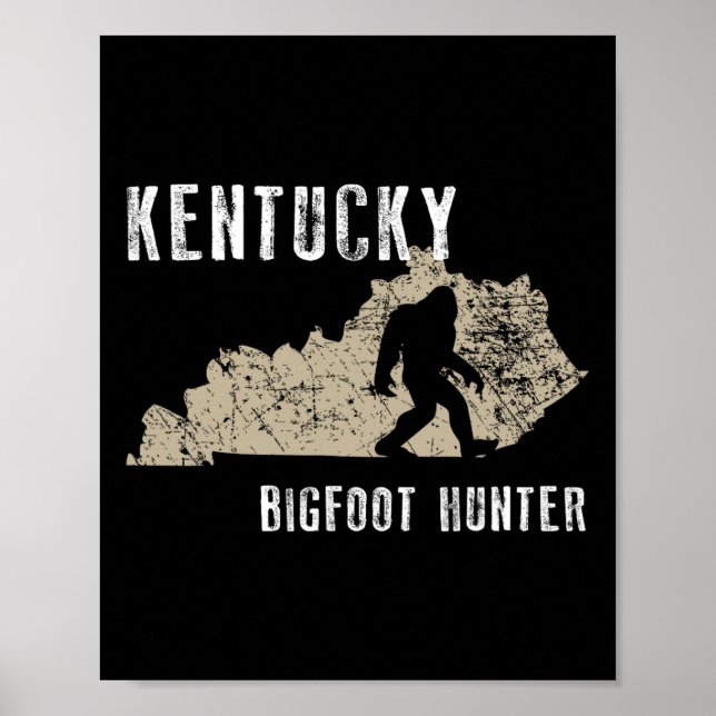 Kentucky Bigfoot Hunter Poster (Vorne)