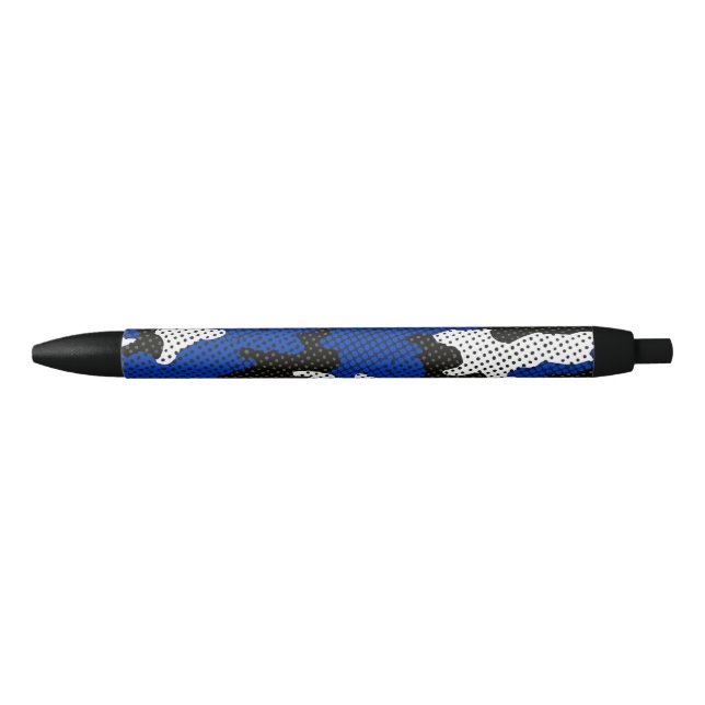 Kentucky Blue White Classic Camo Pattern Kugelschreiber (Vorderseite)