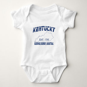 Kentucky Bluegrass Bourbon Basketball UScustomInk Baby Strampler