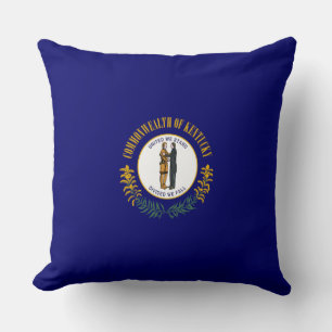 Kentucky: Bluegrass Commonwealth US-Staatsflagge Kissen