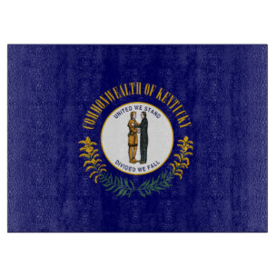 Kentucky: Bluegrass Commonwealth US-Staatsflagge Schneidebrett