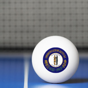 Kentucky: Bluegrass Commonwealth US-Staatsflagge Tischtennisball