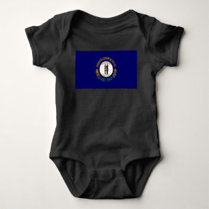 Kentucky: Bluegrass Commonwealth US State Flag Baby Strampler