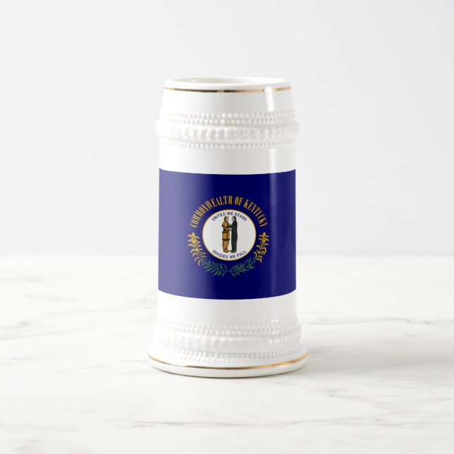 Kentucky: Bluegrass Commonwealth US State Flag Bierglas (Mittel)