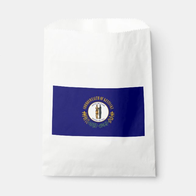 Kentucky: Bluegrass Commonwealth US State Flag Geschenktütchen (Vorderseite)