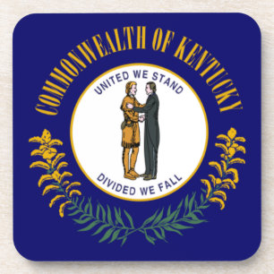 Kentucky: Bluegrass Commonwealth US State Flag Getränkeuntersetzer