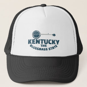 Kentucky Bluegrass Staat Banjo Truckerkappe