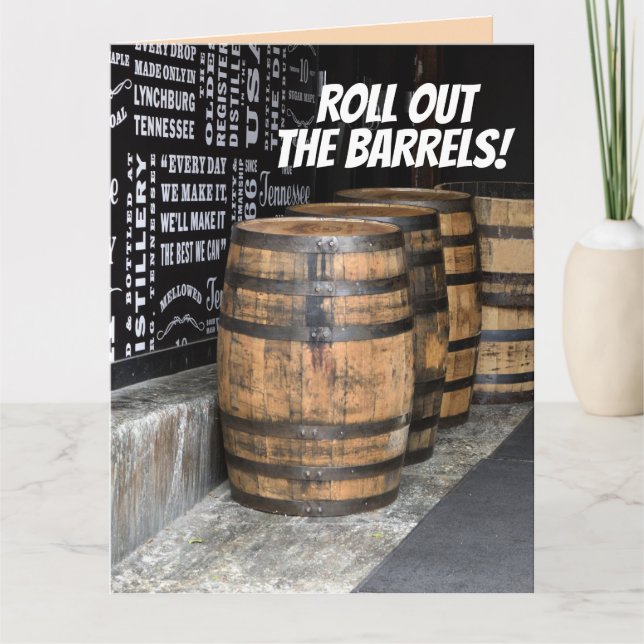 KENTUCKY BOURBON CARTES DE SALUT D'ANNIVERSAIRE (Devant)
