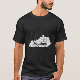 Kentucky Bourbon Liebe Zuhause Staaten Blue T-Shirt