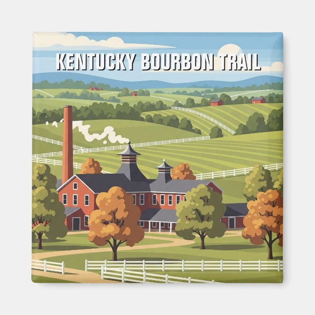 Kentucky Bourbon Trail Magnet (Vorne)