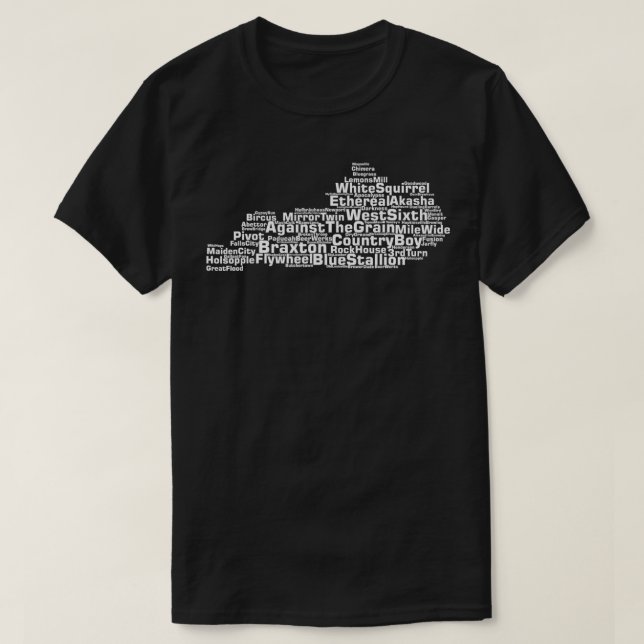 Kentucky Breweries T-Shirt (Design vorne)