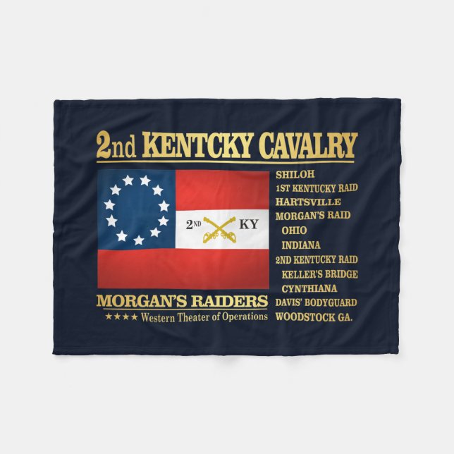 Kentucky Cavalry (BA2) Fleecedecke (Vorderseite (Horizontal))