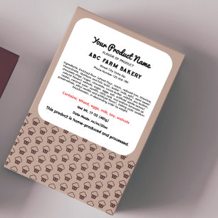 Kentucky Cottage Food Law Étiquette home boulanger