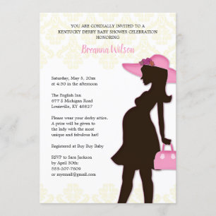 Kentucky Derby Baby Shower Einladung