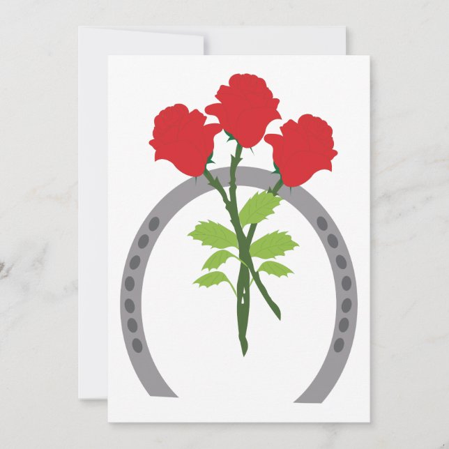 Kentucky Derby Einladung (Vorderseite)