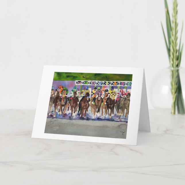 Kentucky Derby Grußkarte Karte (Vorderseite)