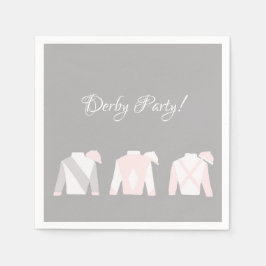 Kentucky Derby Party Cocktail Napkins Serviette