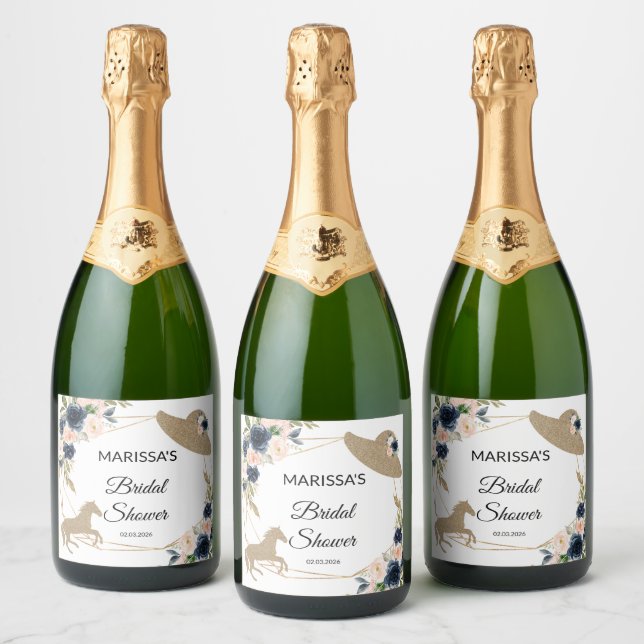 Kentucky Derby Sparkling Wine Label (Flaschen)