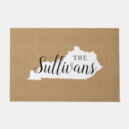 Kentucky Family Monogram Staaten Doormat Fußmatte