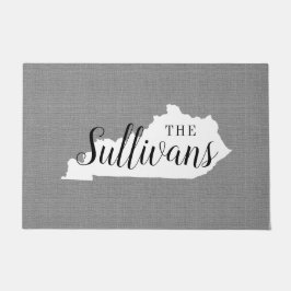 Kentucky Family Monogram Staaten Doormat Fußmatte