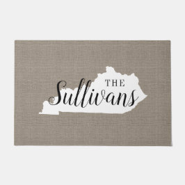 Kentucky Family Monogram Staaten Doormat Fußmatte