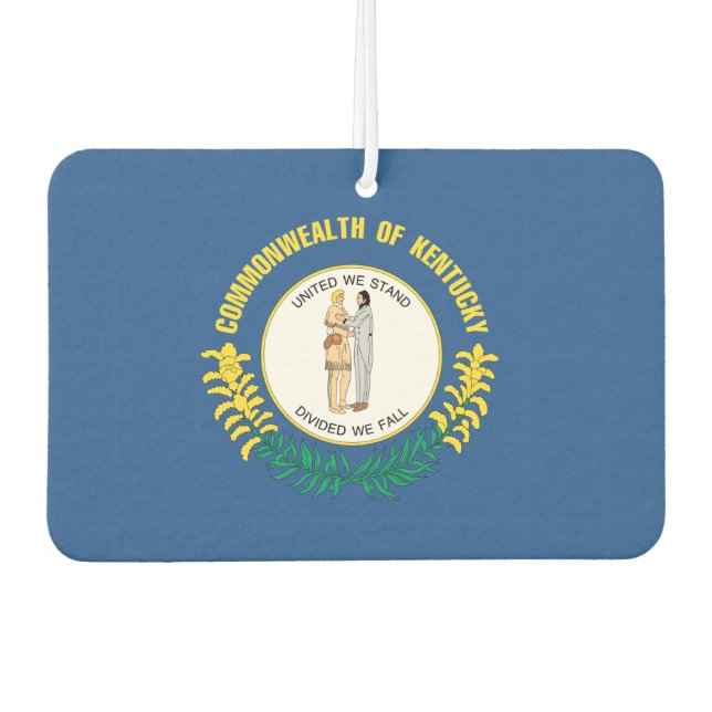 KENTUCKY Flag - Autolufterfrischer (Vorderseite)