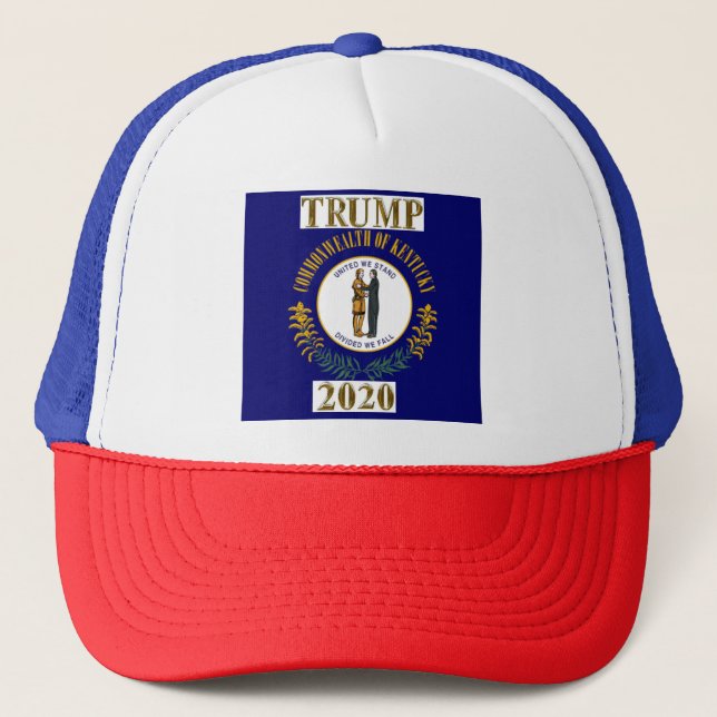 KENTUCKY FLAG TRUCKERKAPPE (Vorderseite)