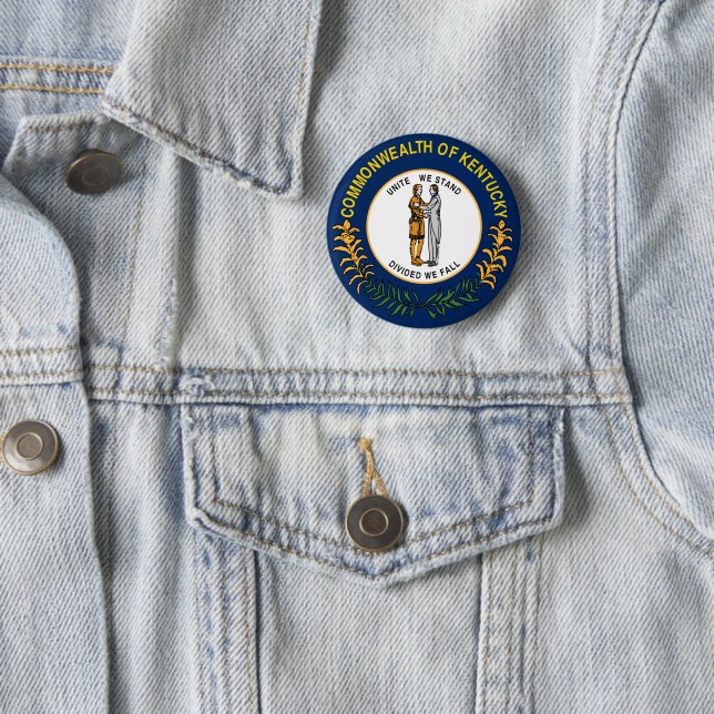 Kentucky-Flagge Button (Beispiel)