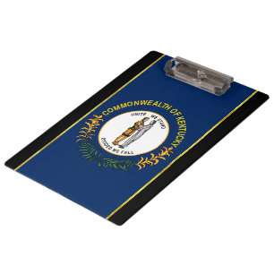 Kentucky-Flagge Klemmbrett