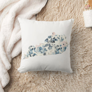 Kentucky Floral Print Pillow Kissen